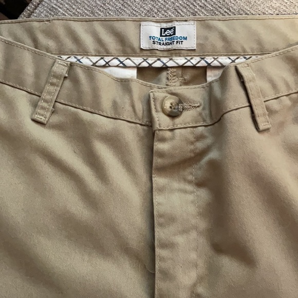 Lee khakis 34x30 dress pants - Picture 2 of 3